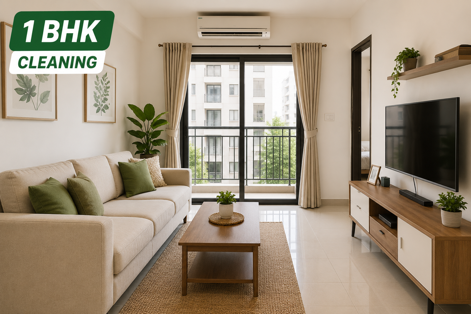 1 BHK Home Cleaning