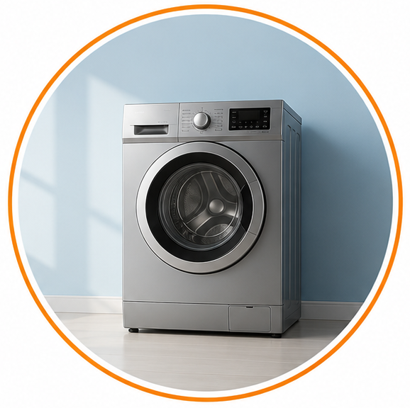 Washing machine available for rent